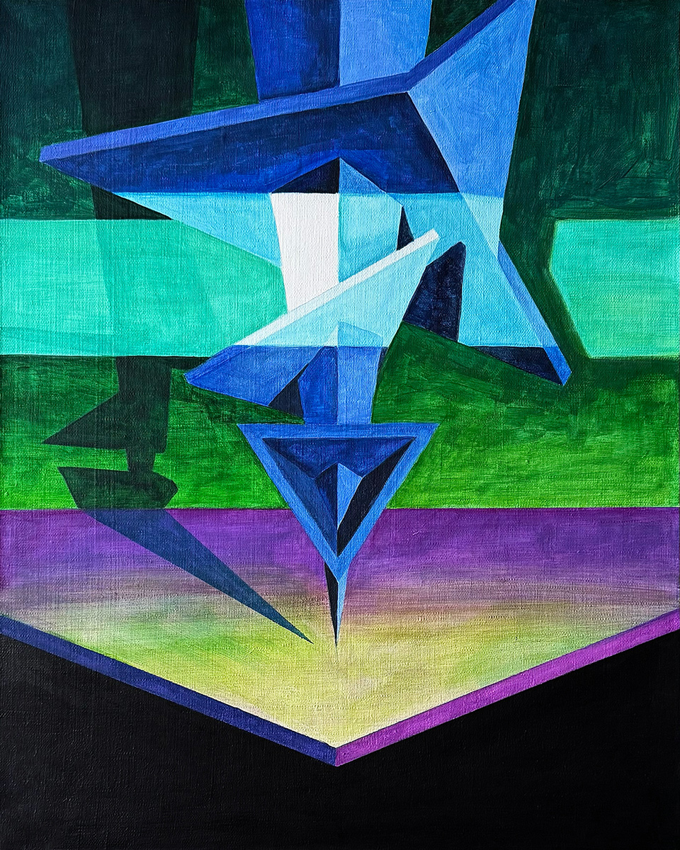 Blade of crystal balance 50 x 40 cm