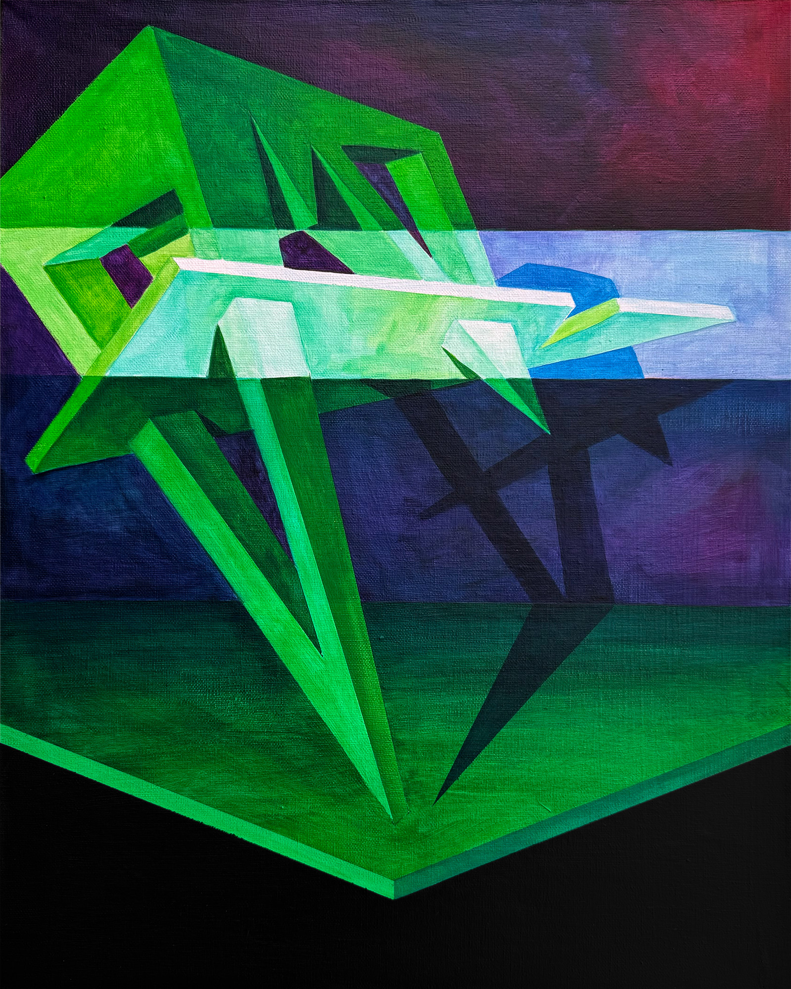 Geometry of lost meanings 50 x 40 cm